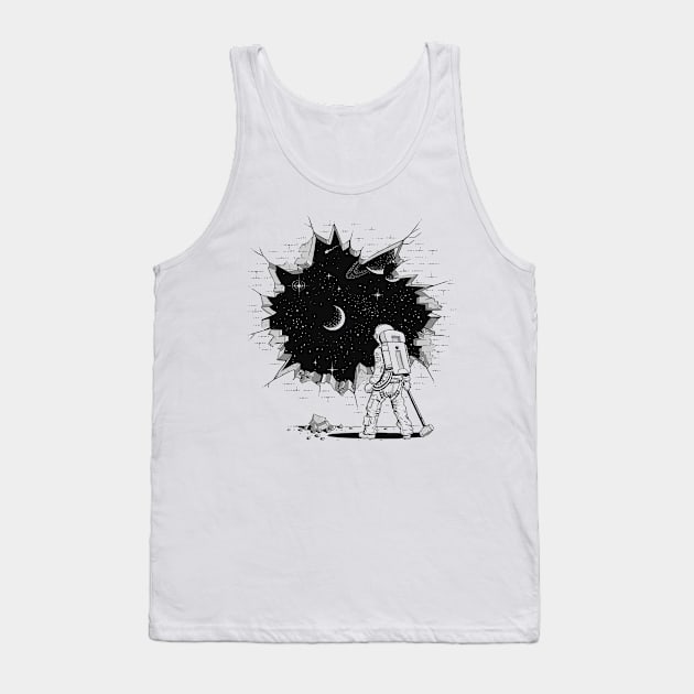 Space Breakthrough Tank Top by Gammaray